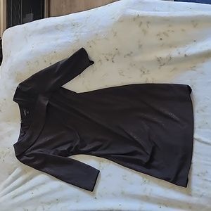 Black Dress with gold sparkle